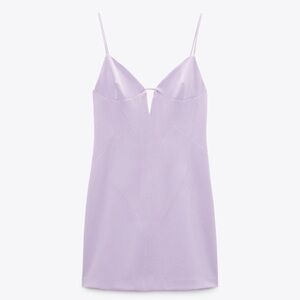 Zara Lavender Mini Dress
